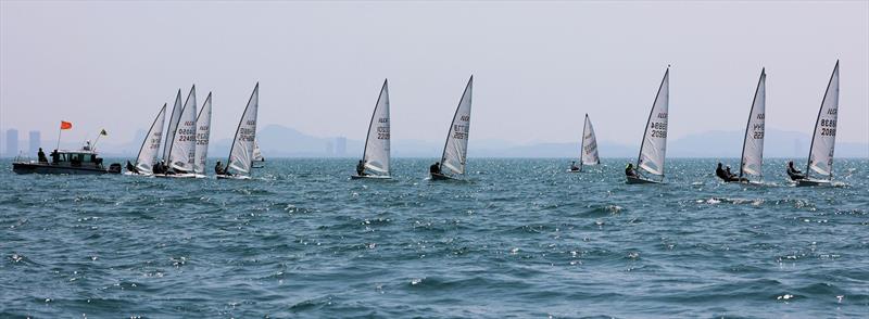 ILCA 7 start on day 3 of the Royal Varuna Yacht Club Open Masters Championship 2026 photo copyright Henry Weidmann taken at Royal Varuna Yacht Club and featuring the ILCA 7 class