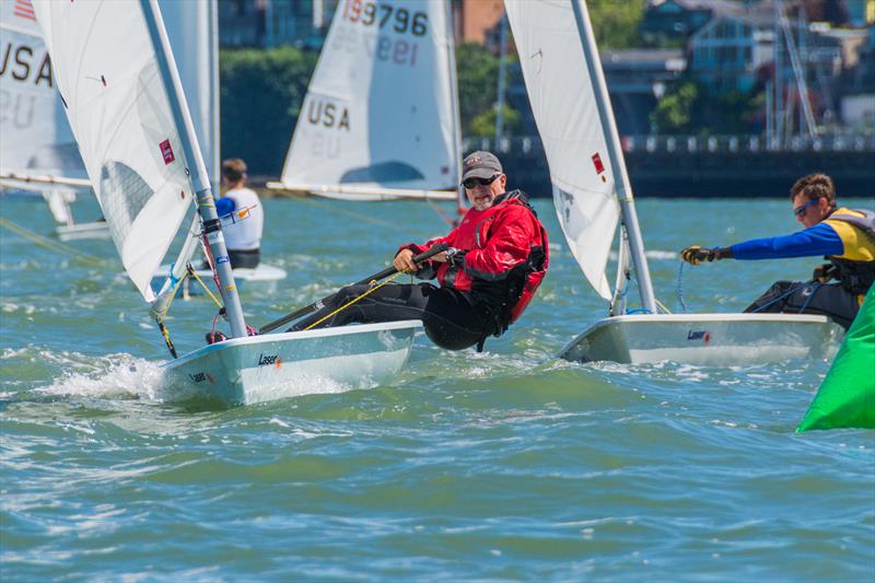 Jay Leon competing at the 2017 Laser North Americans - photo © Jay Leon Collection
