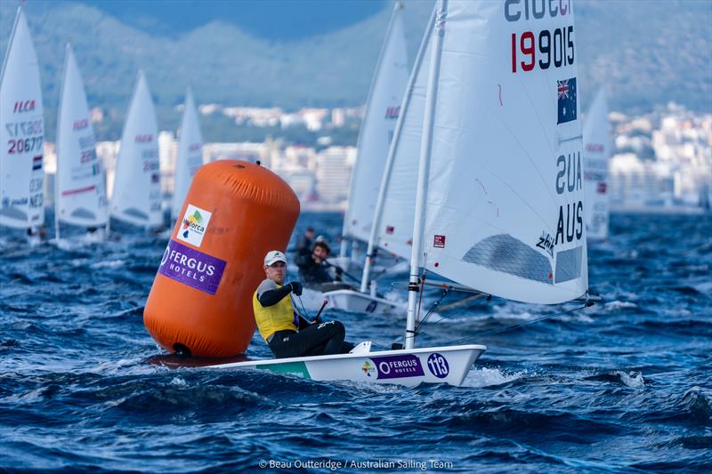 Matt Wearn during the 55th Trofeo Princesa Sofia Mallorca by FERGUS Hotels photo copyright Beau Outteridge taken at Real Club Náutico de Palma and featuring the ILCA 7 class