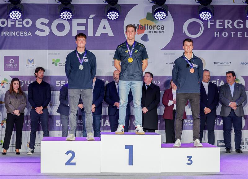 ILCA 7 Podium - 55th Trofeo Princesa Sofia Mallorca by FERGUS Hotels Prize Giving photo copyright Sailing Energy / Princesa Sofía Mallorca taken at Real Club Náutico de Palma and featuring the ILCA 7 class