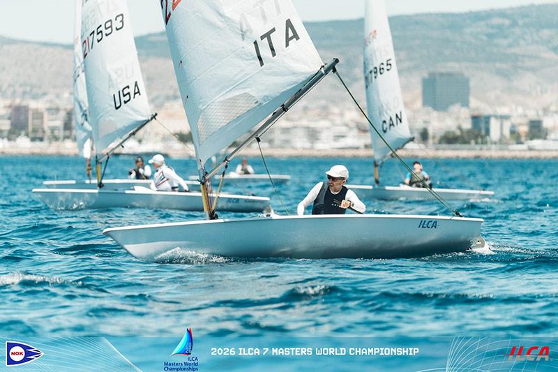 2026 ILCA 7 Masters Worlds at Athens, Greece Day 1 - photo © Harris Gkaniatsas / Nautical Club of Kalamaki