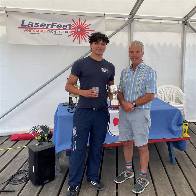 Chris Marsh wins Laserfest 2026 at Whitstable Yacht Club - photo © Eyesky