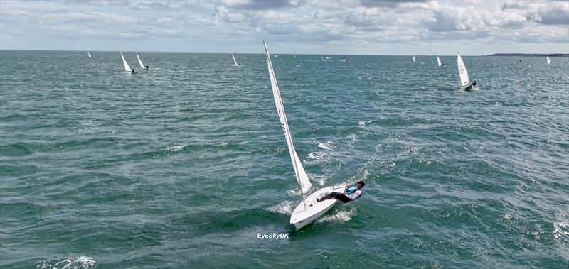 Chris Marsh during Laserfest 2026 at Whitstable Yacht Club - photo © Eyesky