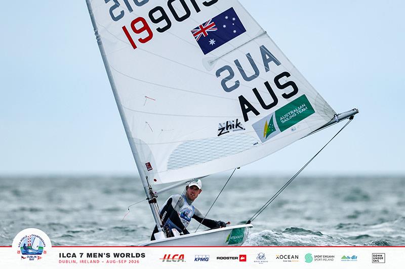Matt Wearn finishes 2nd in the 2026 ILCA 7 Men's World Championship in Dublin Bay photo copyright Jordan Roberts / Down Under Sail taken at Royal St George Yacht Club and featuring the ILCA 7 class