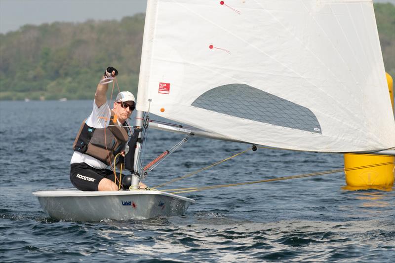 David Gale was 3rd in the ILCA7 fleet at the UKLA East ILCA Grand Prix at Grafham Water Sailing Club - photo © Paul Sanwell / OPP