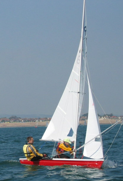 Mike & Diana Croker win the Laser 2 nationals at Felpham photo copyright Roger Belton taken at Felpham Sailing Club and featuring the Laser 2 class