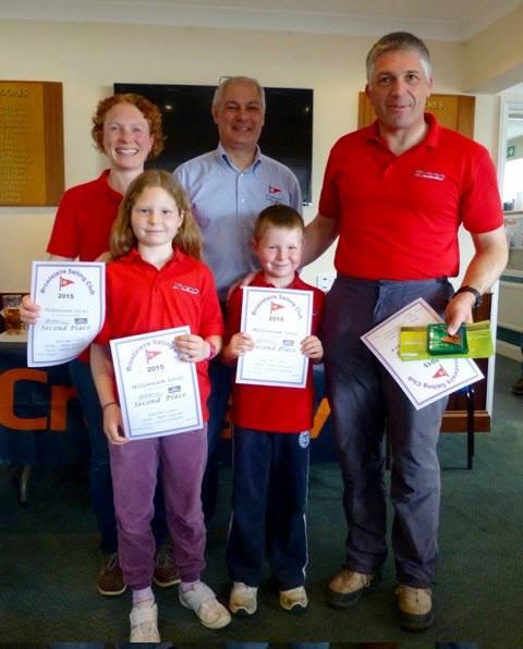 Matt, Gwen, Johnny and Clare Sargent, 2nd overall at the Broadstairs SC 2000 Open photo copyright Broadstairs SC taken at Broadstairs Sailing Club and featuring the 2000 class