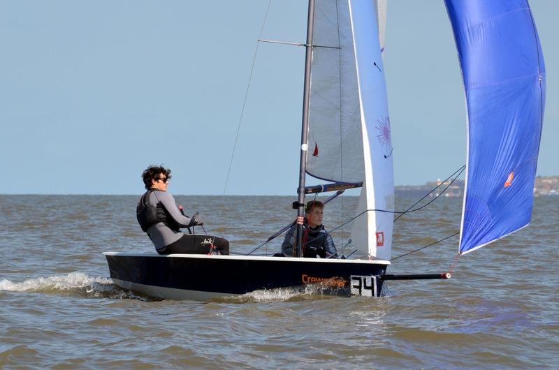 Fergus and Sam during the Crewsaver Millennium Series 5 at Snettisham Beach photo copyright Peter Hutchinson taken at Snettisham Beach Sailing Club and featuring the 2000 class