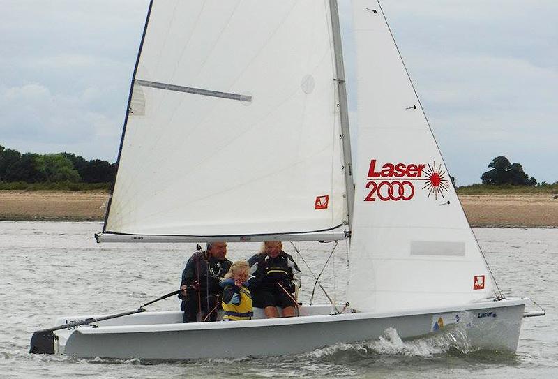 Pyefleet Week 2016 day 1 photo copyright Mandy Bines taken at Brightlingsea Sailing Club and featuring the 2000 class