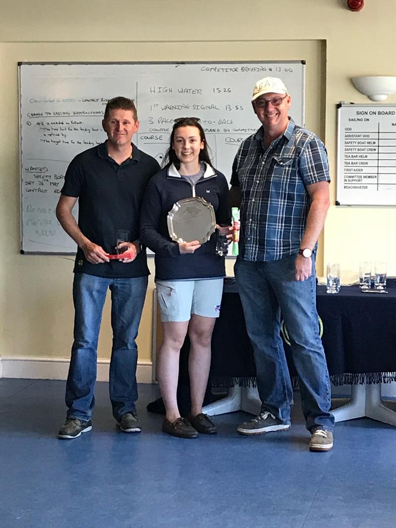 Simon Horsfield & Katie Burridge win the Chichester 2000 Open photo copyright Stephen Green taken at Chichester Yacht Club and featuring the 2000 class