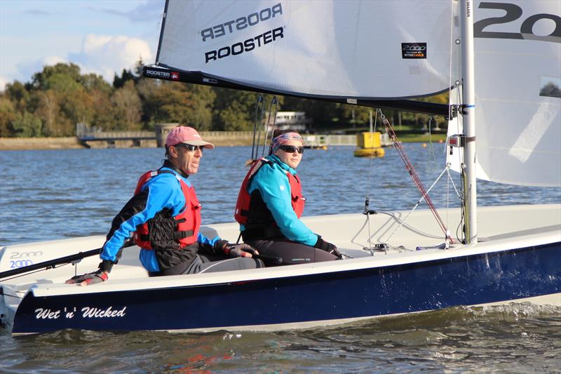 2000 class Inlands at Weir Wood photo copyright Sarah Seddon taken at Weir Wood Sailing Club and featuring the 2000 class