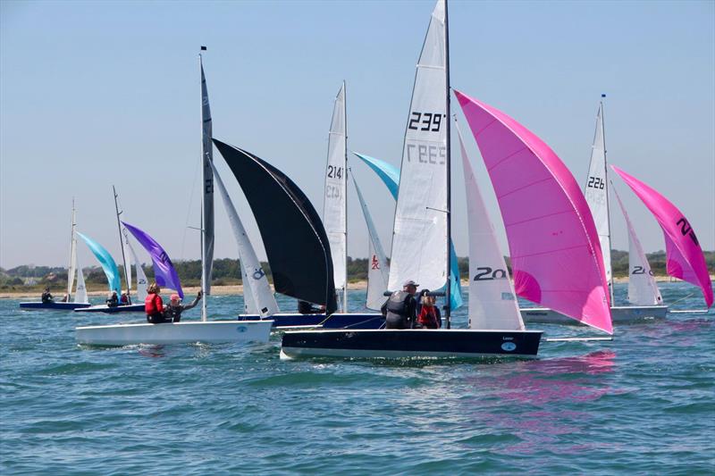 West Country Boat Repairs 2000 class Millennium Series at Keyhaven photo copyright Penny Moors taken at Keyhaven Yacht Club and featuring the 2000 class