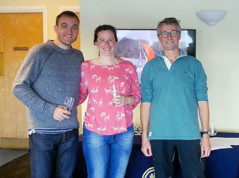 Iain and Sarah Yardley win the Medium Fleet and overall Chichester Frozen Toe Series photo copyright CYC taken at Chichester Yacht Club and featuring the 2000 class
