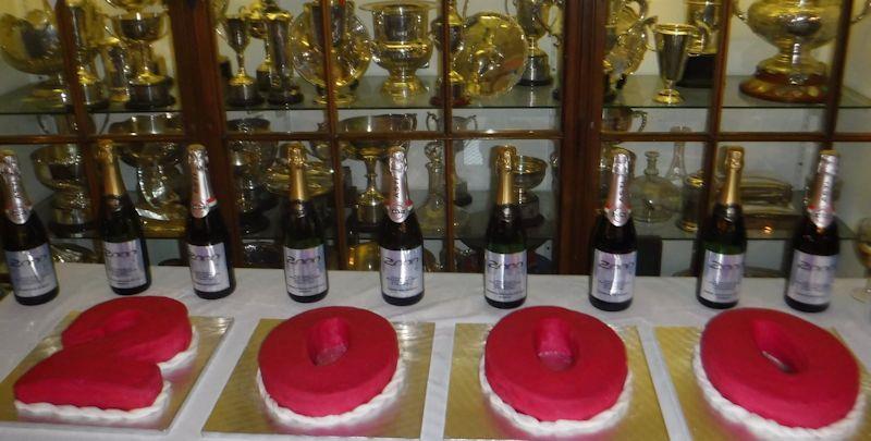Cake and fizz for the 2000 Class Association UK National Championships at Torbay - photo © Kev O 'Brien