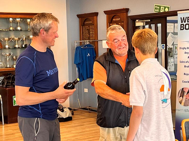 Prize winners in the 2000 Class Millennium Series and Latitude Series at Carsington - photo © Mark Foley