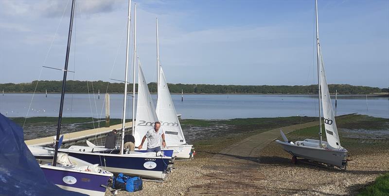 2000 training day and Millenium Series at Chichester photo copyright 2000 class taken at Chichester Yacht Club and featuring the 2000 class