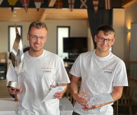 Oliver & Elliot Thompson win the 2000 class Latitude Series Event 4 at Brancaster Staithe Sailing Club  - photo © Darren Thompson
