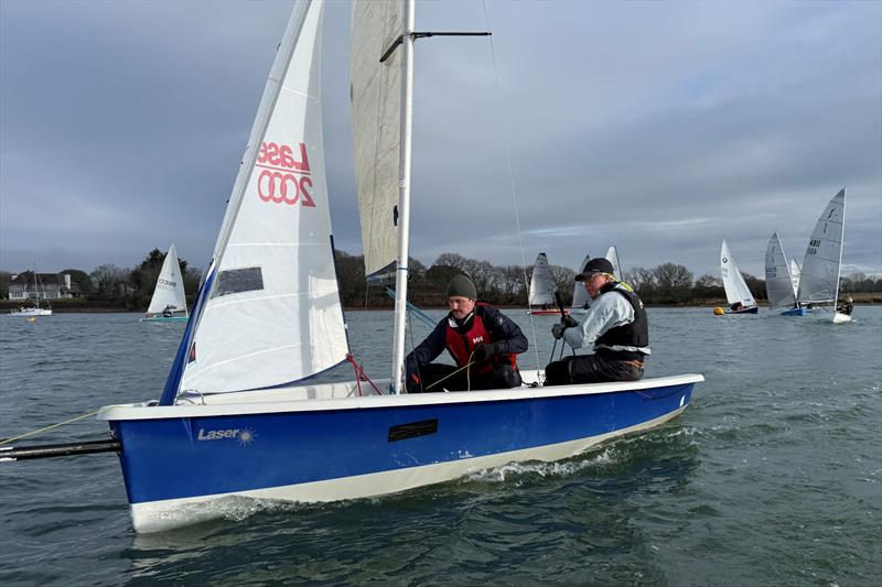 Dell Quay Frostbite Series race 6 photo copyright James Pound taken at Dell Quay Sailing Club and featuring the 2000 class