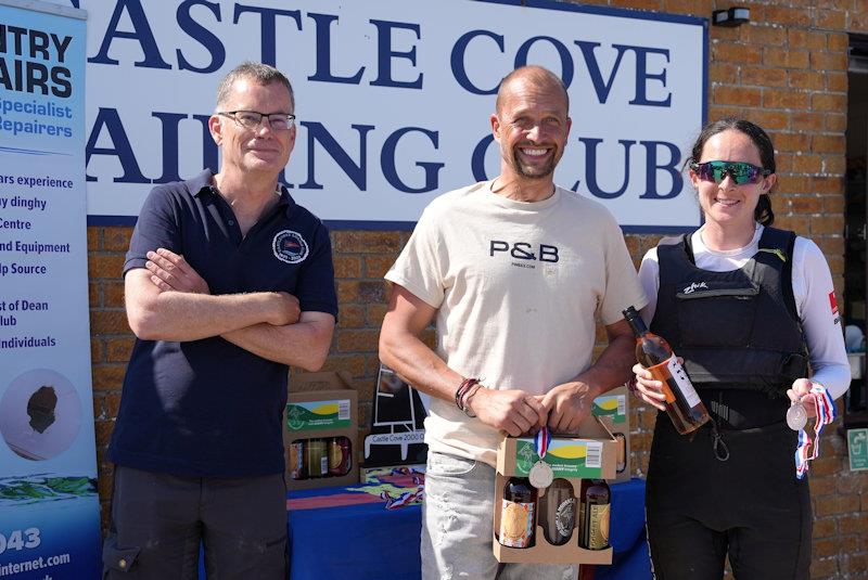 Second overall, Paul Cullen and Verity Hopkins - West Country Boat Repairs 2000 Millennium Series Round 3 at Castle Cove - photo © Jon Emmett