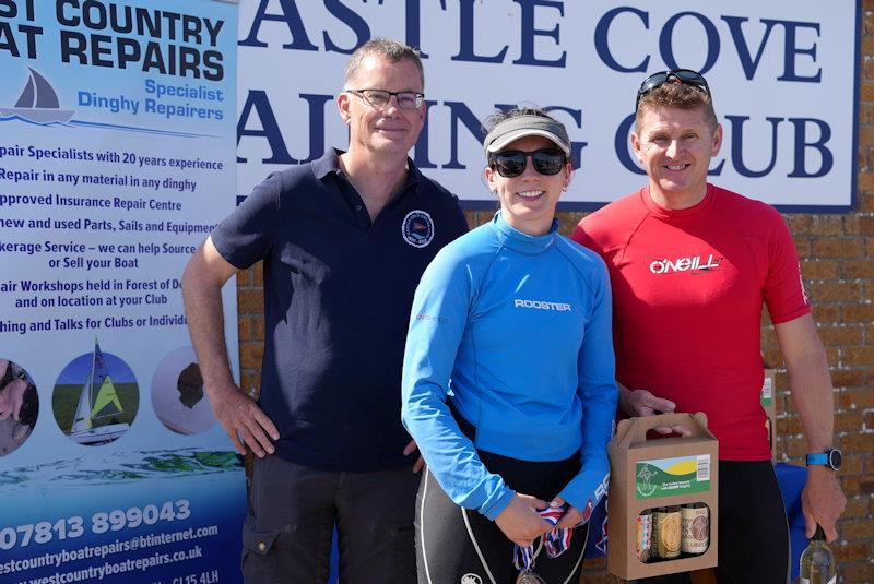 Third overall, Simon and Katie Horsfield - West Country Boat Repairs 2000 Millennium Series Round 3 at Castle Cove - photo © Jon Emmett