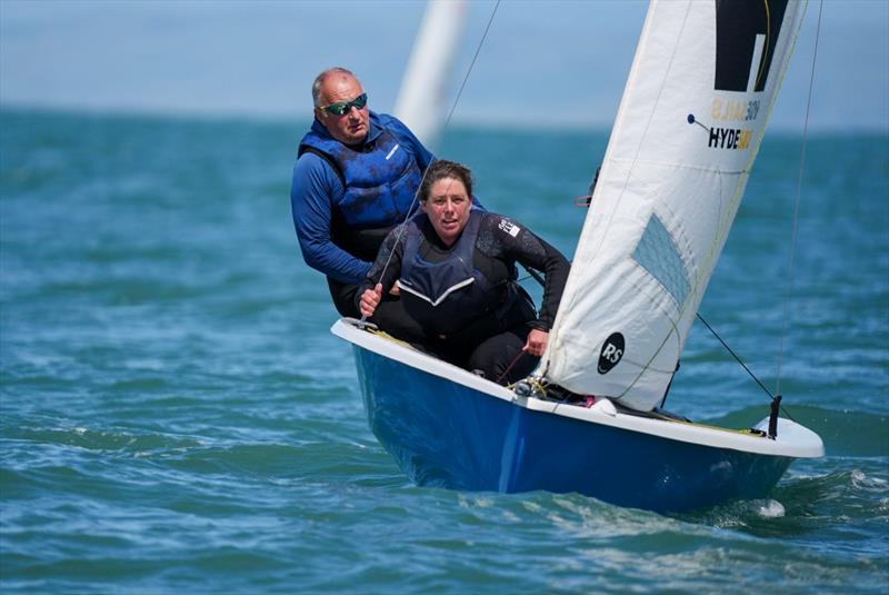 Martin Wood and Sarah Skinner during the New Quay Yacht Club Dinghy Open Regatta - photo © CJT Photography