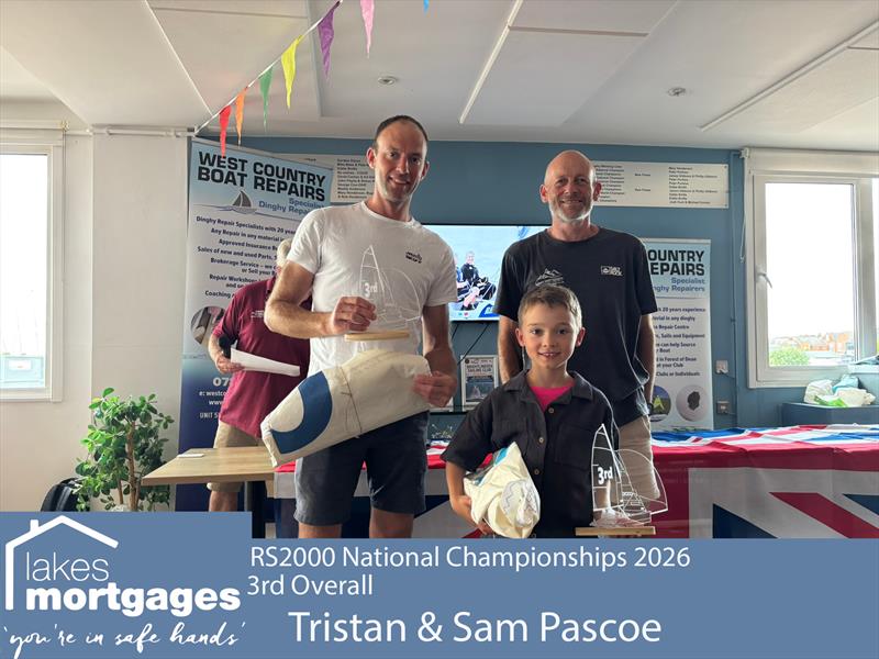 Tristan and Sam Pascoe finish 3rd in the Lakes Mortgages RS2000 Nationals at Brightlingsea photo copyright Ocelot Photography taken at Brightlingsea Sailing Club and featuring the RS2000 class