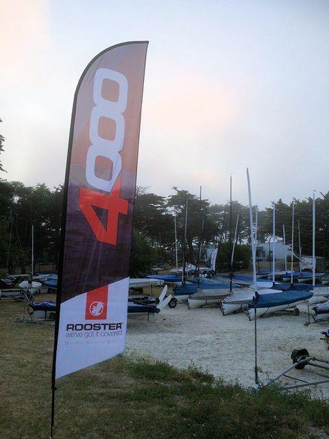 Rooster 4000 Euro Cup at Quiberon day 1 photo copyright Steve Cockerill taken at Ecole Nationale de Voile et des Sports Nautiques and featuring the 4000 class