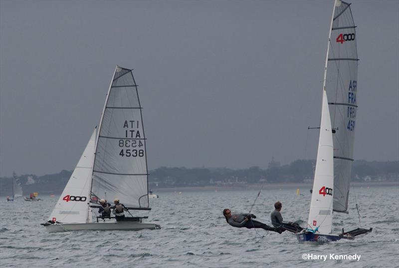 Rooster 4000 Euro Cup at Quiberon photo copyright Harry Kennedy taken at Ecole Nationale de Voile et des Sports Nautiques and featuring the 4000 class