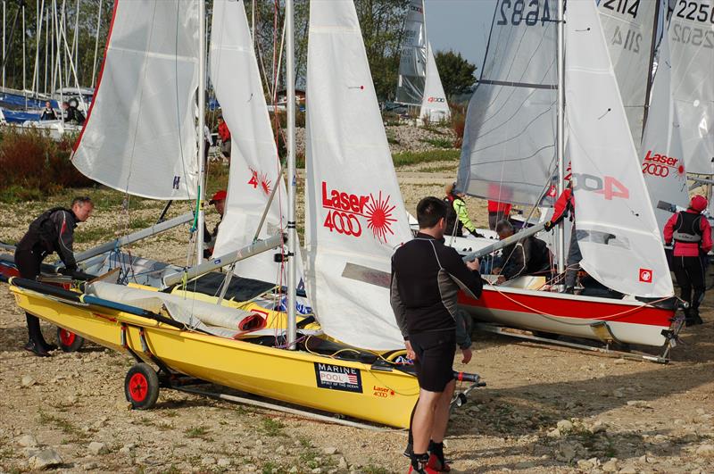 4000s at Grafham photo copyright Richard de Fleury taken at Grafham Water Sailing Club and featuring the 4000 class