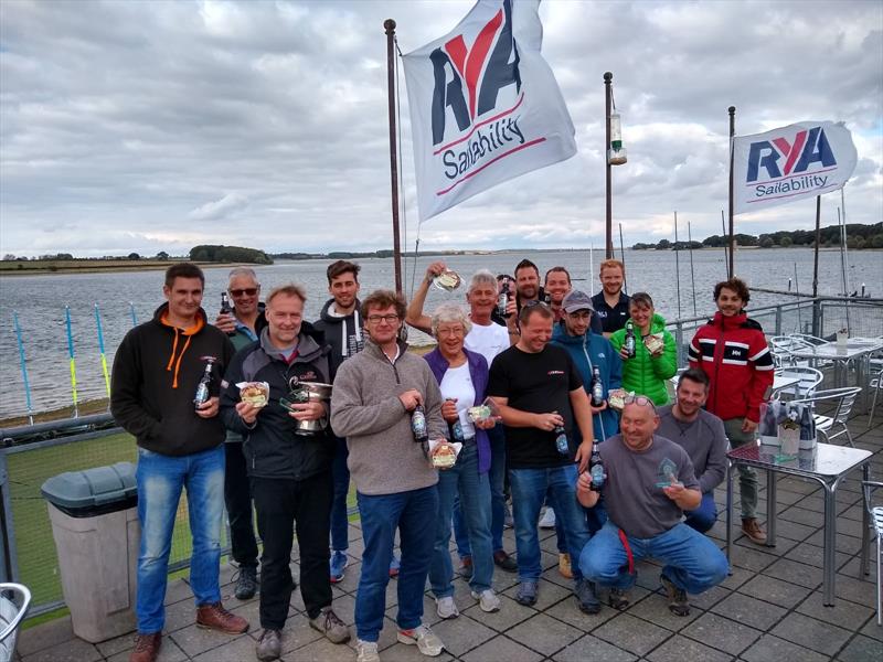 Prize winners in the 4000 Nationals at Rutland photo copyright Tim Litt taken at Rutland Sailing Club and featuring the 4000 class