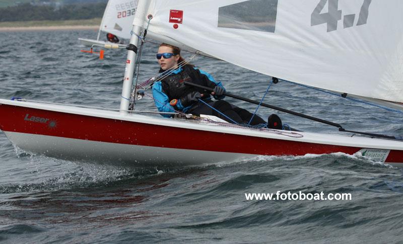 Melissa Brady during the Prestwick June Regatta photo copyright Alan Henderson / www.fotoboat.com taken at Prestwick Sailing Club and featuring the ILCA 4 class