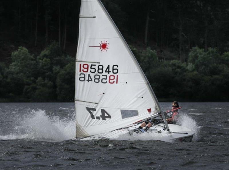 A Laser 4.7 blast reaching at The ONE Bassenthwaite Lake Sailing Week 2016 photo copyright John Spittle taken at Bassenthwaite Sailing Club and featuring the ILCA 4 class