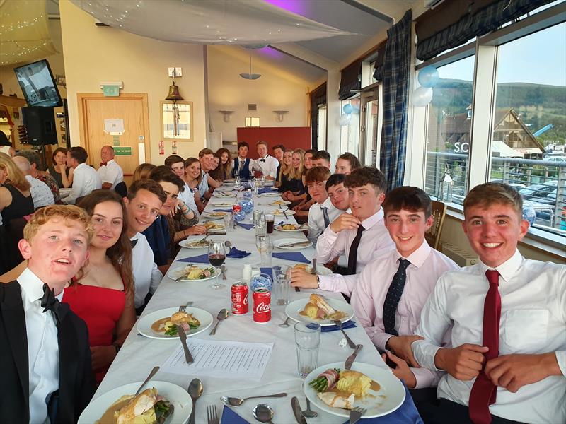 Gala dinner during the the Laser UK National Championships at Largs photo copyright Jon Emmett taken at Largs Sailing Club and featuring the ILCA 4 class