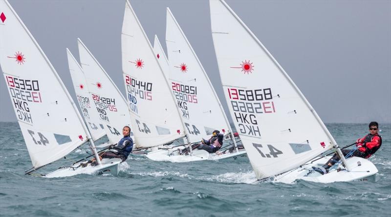 Day 1 - Hong Kong Race Week photo copyright Guy Nowell / RHKYC taken at Royal Hong Kong Yacht Club and featuring the ILCA 4 class