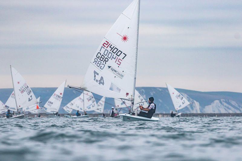 Jack GRAHAM-TROLL in the UKLA Noble Marine ILCA4 Autumn Qualifier - photo © Georgie Altham