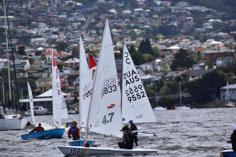 Royal Yacht Club of Tasmania Showdown Regatta photo copyright Jane Austin taken at Royal Yacht Club of Tasmania and featuring the ILCA 4 class