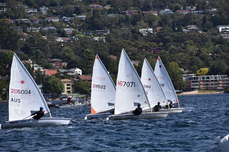 Indy Cooper (right) won three of four races in the Laser 4.7s in the Banjo's Shoreline Crown Series Bellerive Regatta photo copyright Jane Austin taken at Bellerive Yacht Club and featuring the ILCA 4 class