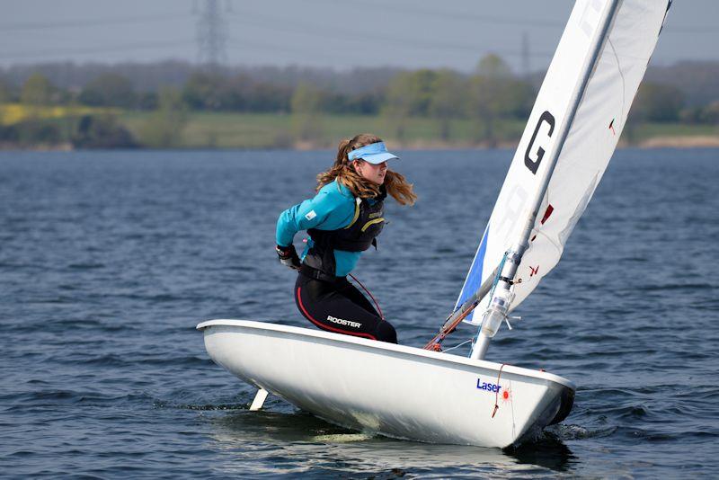 Adele Burbidge won the handicap fleet at the Gill Easter Egg event held at Grafham Water - photo © Paul Sanwell / OPP