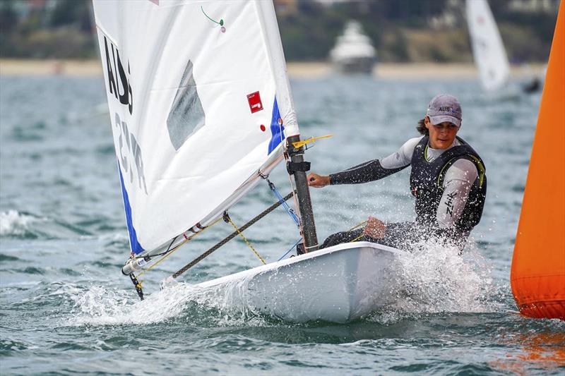 Jack Eickmeyer in action photo copyright Mornington Yacht Club taken at Mornington Yacht Club and featuring the ILCA 4 class