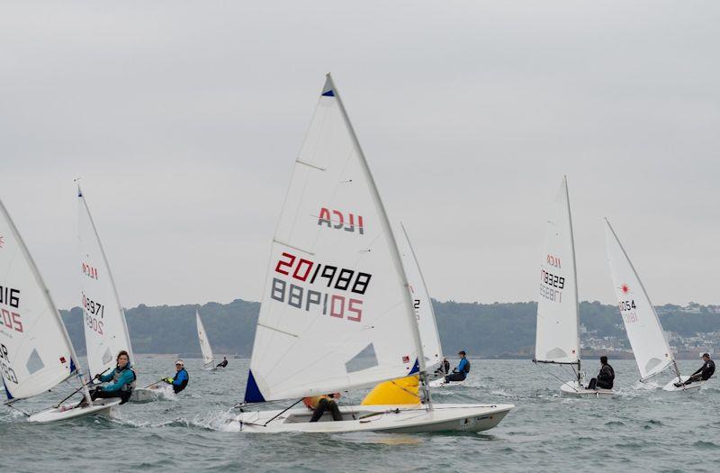 Jessica Watson (left) wins Youth Trophy - Nick Cousins Memorial Spring Regatta at Royal Channel Islands YC - photo © Simon Ropert