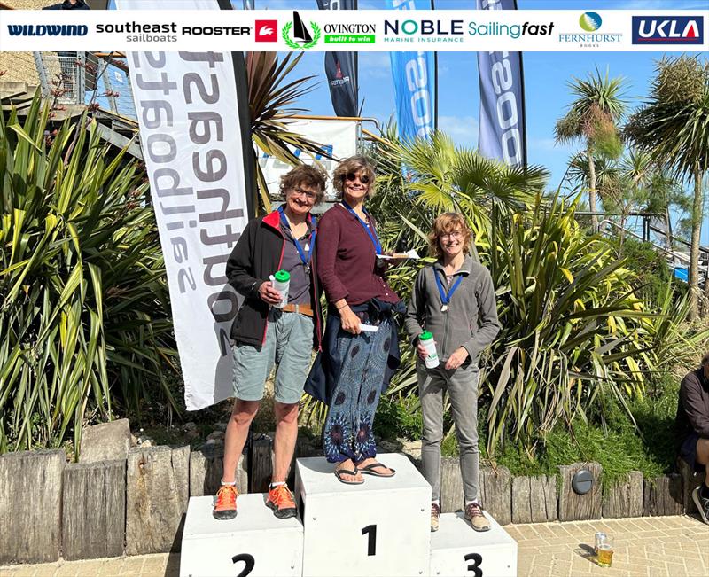 ILCA 4 podium in the ILCA Masters National Championships at HISC - photo © UKLA