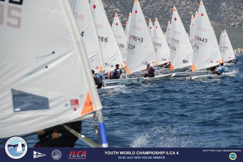 2023 ILCA 4 Youth Worlds at Volos, Greece Day 1 - photo © Nikos Zagas / ZAGAS Photography