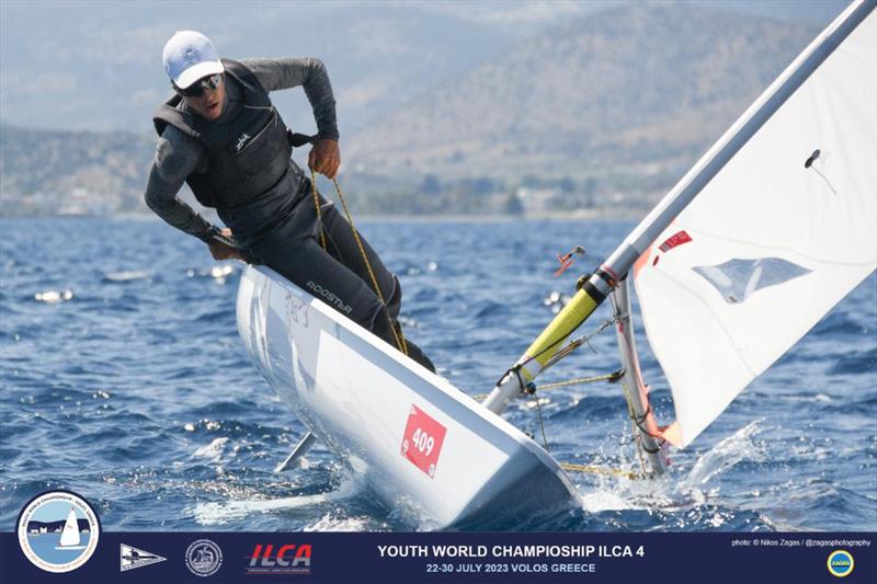2023 ILCA 4 Youth Worlds at Volos, Greece Day 5 photo copyright Nikos Zagas / ZAGAS Photography taken at Nautical Club of Volos & Argonauts and featuring the ILCA 4 class