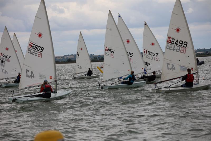 Blackwater SC Cadet Week: Laser racing on the estuary photo copyright Anna Lau taken at Blackwater Sailing Club and featuring the ILCA 4 class