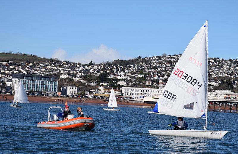 SWYSA Youth Winter Training at Paignton photo copyright Peter Solly taken at Paignton Sailing Club and featuring the ILCA 4 class