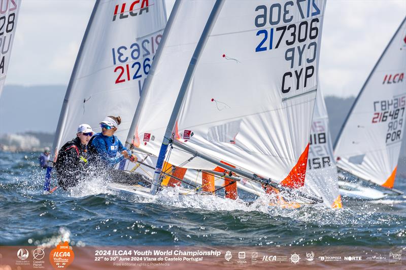 ILCA 4 World Championship 2024 at Viana do Castelo, Portugal Day 5