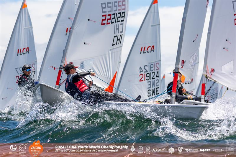 ILCA 4 World Championship 2024 at Viana do Castelo, Portugal Day 5