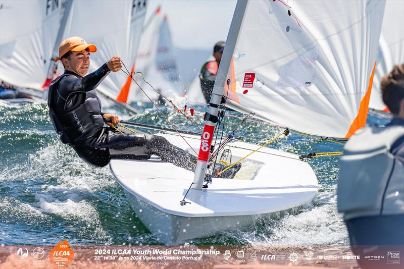 ILCA 4 World Championship 2024 at Viana do Castelo, Portugal Day 5
