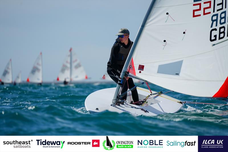 2024 ILCA UK Open & Nationals at the WPNSA Day 2 photo copyright Lotte Johnson / www.lottejohnson.com taken at Weymouth & Portland Sailing Academy and featuring the ILCA 4 class