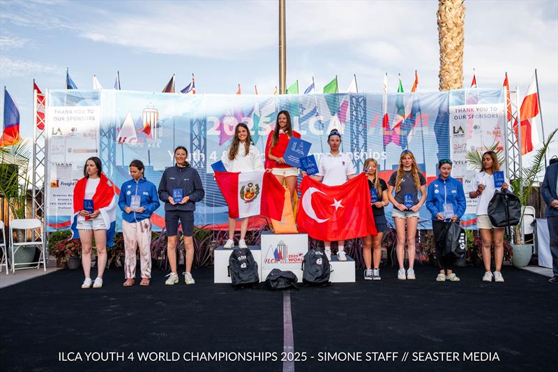 ILCA 4 Youth World Championships 2025 Prize Giving - photo © Simone Staff